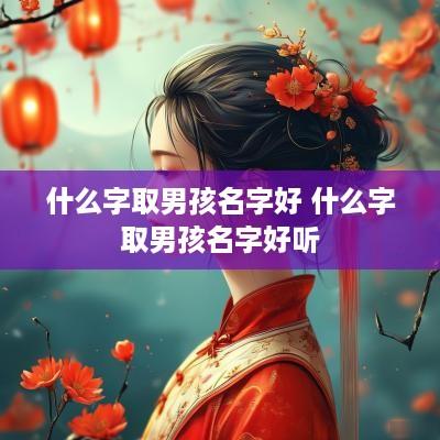 什么字取男孩名字好 什么字取男孩名字好听