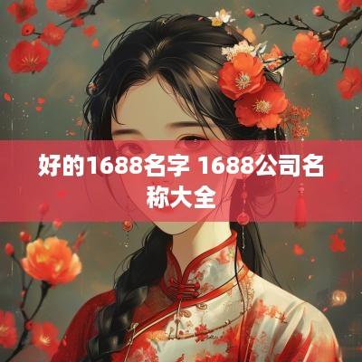 好的1688名字 1688公司名称大全