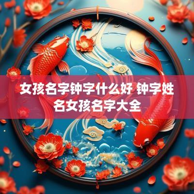 女孩名字钟字什么好 钟字姓名女孩名字大全