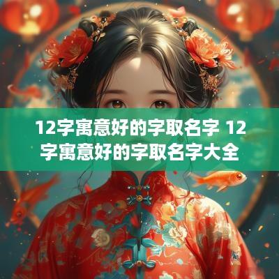 12字寓意好的字取名字 12字寓意好的字取名字大全