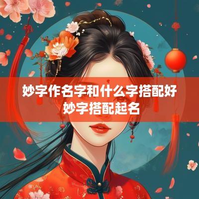 妙字作名字和什么字搭配好 妙字搭配起名