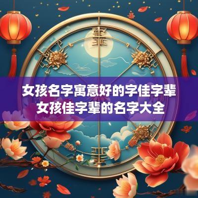 女孩名字寓意好的字佳字辈 女孩佳字辈的名字大全