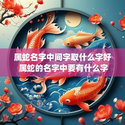 属蛇名字中间字取什么字好 属蛇的名字中要有什么字