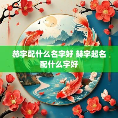 赫字配什么名字好 赫字起名配什么字好
