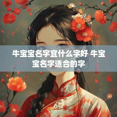 牛宝宝名字宜什么字好 牛宝宝名字适合的字