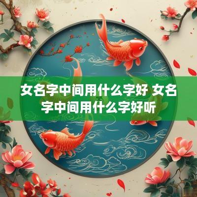 女名字中间用什么字好 女名字中间用什么字好听