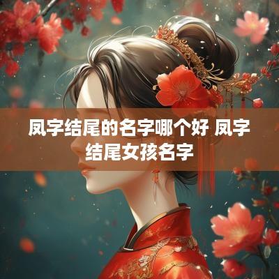 凤字结尾的名字哪个好 凤字结尾女孩名字