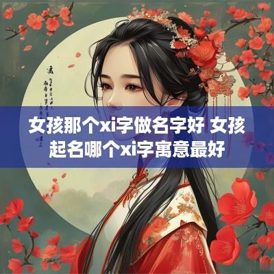 女孩那个xi字做名字好 女孩起名哪个xi字寓意最好