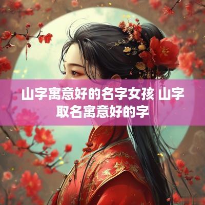 山字寓意好的名字女孩 山字取名寓意好的字