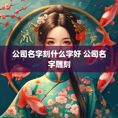 公司名字刻什么字好 公司名字雕刻