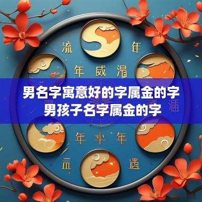 男名字寓意好的字属金的字 男孩子名字属金的字