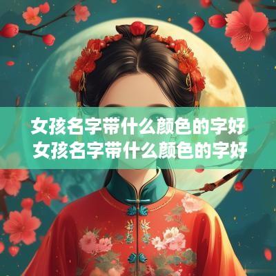 女孩名字带什么颜色的字好 女孩名字带什么颜色的字好听