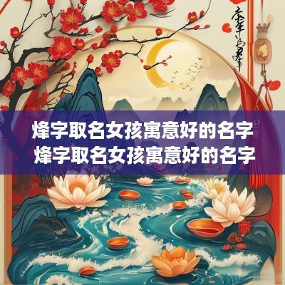 烽字取名女孩寓意好的名字 烽字取名女孩寓意好的名字是什么