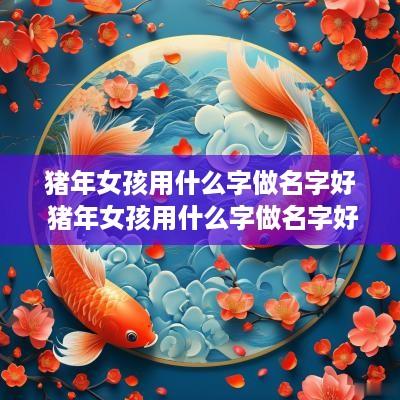 猪年女孩用什么字做名字好 猪年女孩用什么字做名字好听