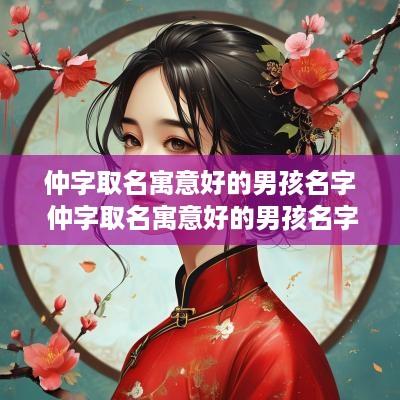 仲字取名寓意好的男孩名字 仲字取名寓意好的男孩名字有哪些