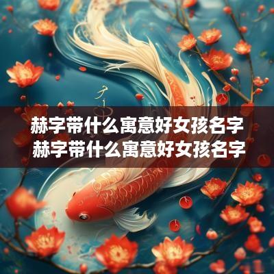 赫字带什么寓意好女孩名字 赫字带什么寓意好女孩名字有哪些