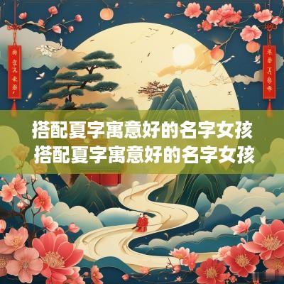 搭配夏字寓意好的名字女孩 搭配夏字寓意好的名字女孩子