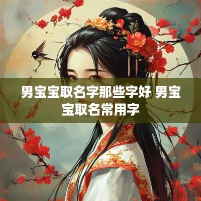 男宝宝取名字那些字好 男宝宝取名常用字