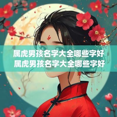 属虎男孩名字大全哪些字好 属虎男孩名字大全哪些字好听