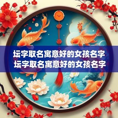 坛字取名寓意好的女孩名字 坛字取名寓意好的女孩名字大全