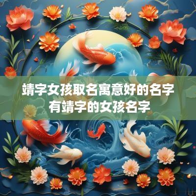 靖字女孩取名寓意好的名字 有靖字的女孩名字