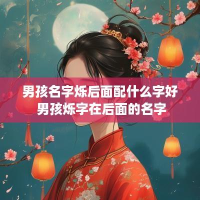 男孩名字烁后面配什么字好 男孩烁字在后面的名字