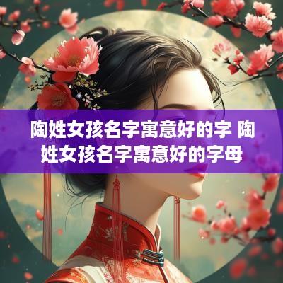 陶姓女孩名字寓意好的字 陶姓女孩名字寓意好的字母