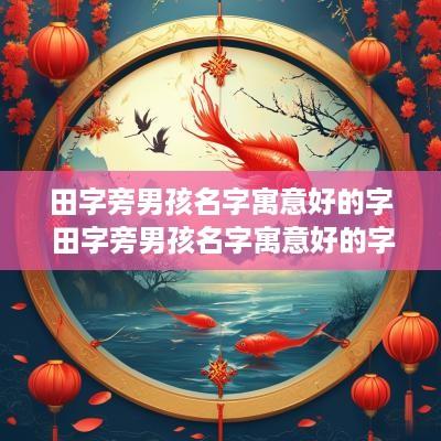 田字旁男孩名字寓意好的字 田字旁男孩名字寓意好的字有哪些