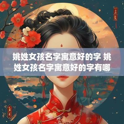 姚姓女孩名字寓意好的字 姚姓女孩名字寓意好的字有哪些