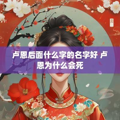 卢恩后面什么字的名字好 卢恩为什么会死