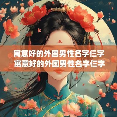 寓意好的外国男性名字仨字 寓意好的外国男性名字仨字有哪些