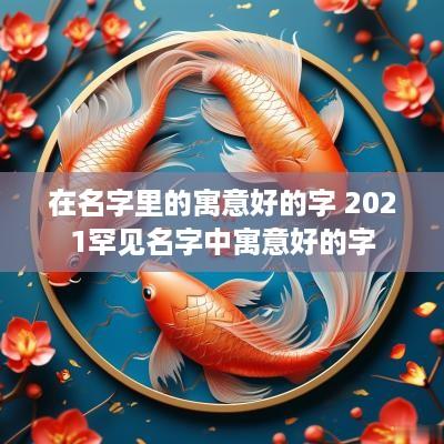 在名字里的寓意好的字 2025罕见名字中寓意好的字