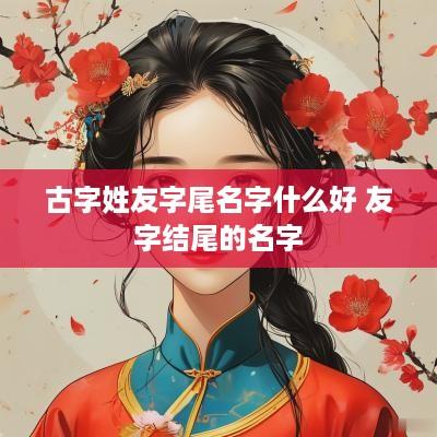 古字姓友字尾名字什么好 友字结尾的名字