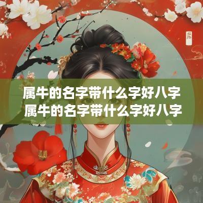 属牛的名字带什么字好八字 属牛的名字带什么字好八字女孩