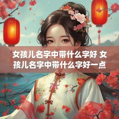 女孩儿名字中带什么字好 女孩儿名字中带什么字好一点