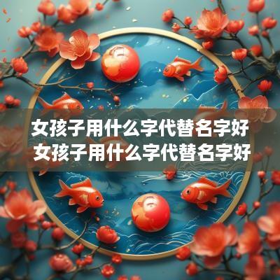 女孩子用什么字代替名字好 女孩子用什么字代替名字好一点