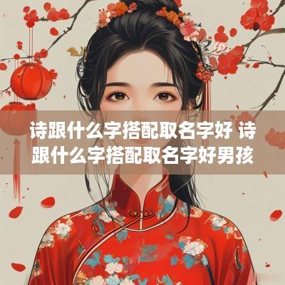 诗跟什么字搭配取名字好 诗跟什么字搭配取名字好男孩