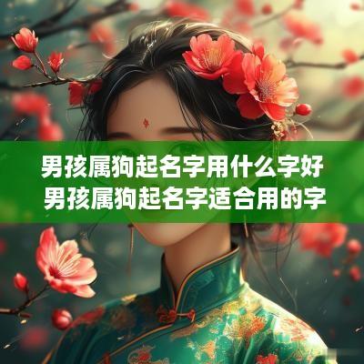 男孩属狗起名字用什么字好 男孩属狗起名字适合用的字