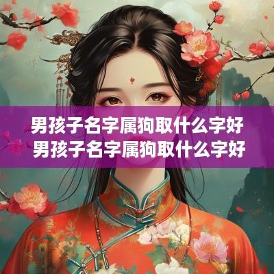 男孩子名字属狗取什么字好 男孩子名字属狗取什么字好一点