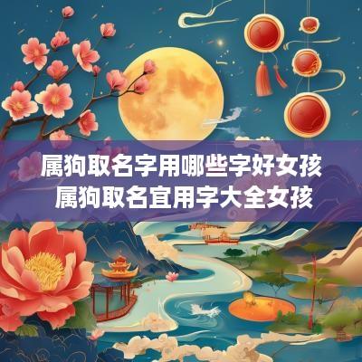 属狗取名字用哪些字好女孩 属狗取名宜用字大全女孩