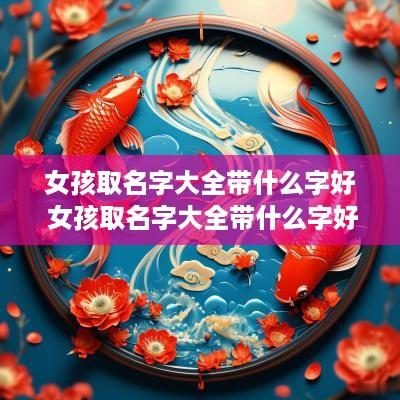 女孩取名字大全带什么字好 女孩取名字大全带什么字好一点