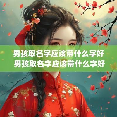 男孩取名字应该带什么字好 男孩取名字应该带什么字好一点