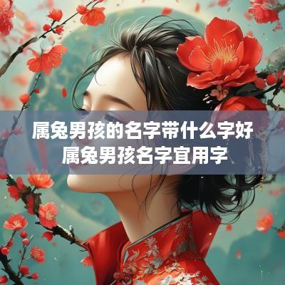 属兔男孩的名字带什么字好 属兔男孩名字宜用字