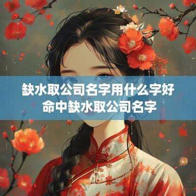 缺水取公司名字用什么字好 命中缺水取公司名字
