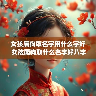 女孩属狗取名字用什么字好 女孩属狗取什么名字好八字