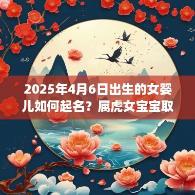 2025年4月6日出生的女婴儿如何起名？属虎女宝宝取名大全