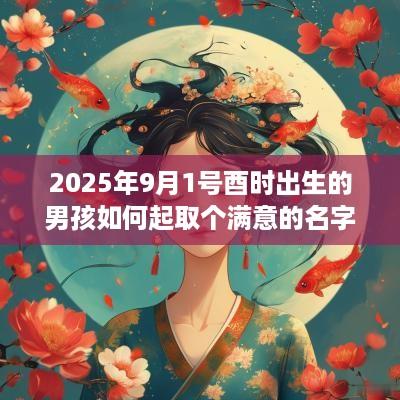 2025年9月1号酉时出生的男孩如何起取个满意的名字，五行属什么