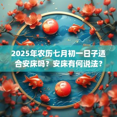 2025年农历七月初一日子适合安床吗？安床有何说法？