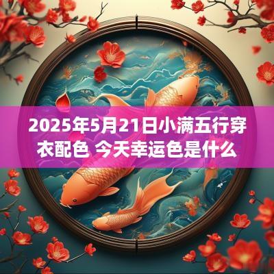 2025年5月21日小满五行穿衣配色 今天幸运色是什么