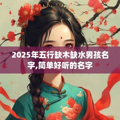 2025年五行缺木缺水男孩名字,简单好听的名字